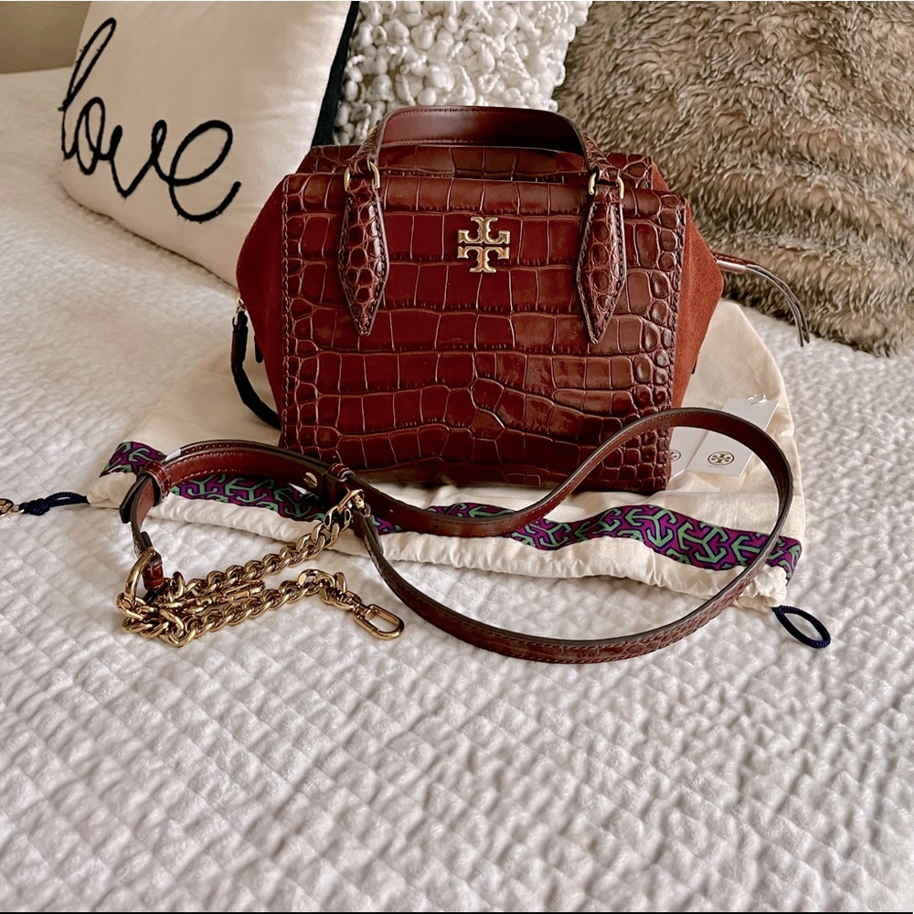 Kira Embossed Satchel